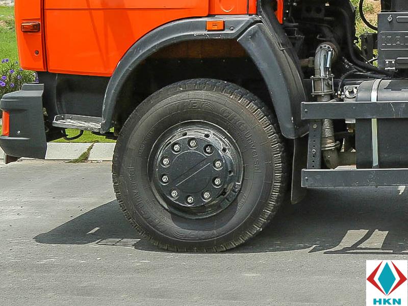 Xe Tải Kamaz 13 Tấn 3 Chân Gắn Cẩu Unic 3 Tấn 4 Khúc