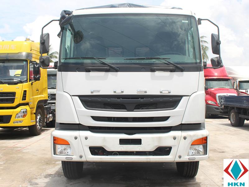 Xe Tải FUSO 3 Chân 12 Tấn Gắn Cẩu Soosan 5 Tấn 4 Khúc
