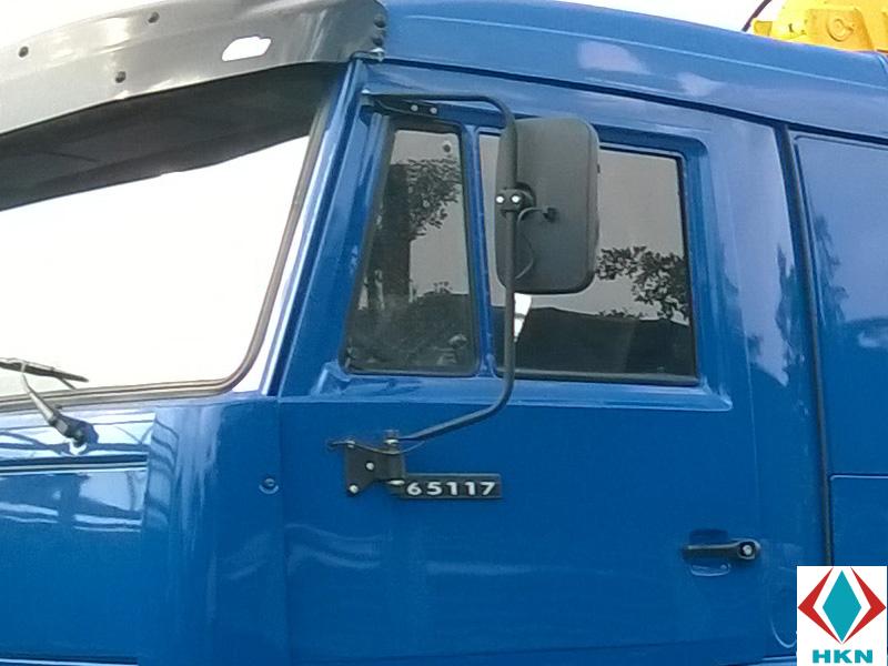 Xe Tải Kamaz 4 Chân 15 Tấn Gắn Cẩu Dinex 4 Tấn 6 Khúc