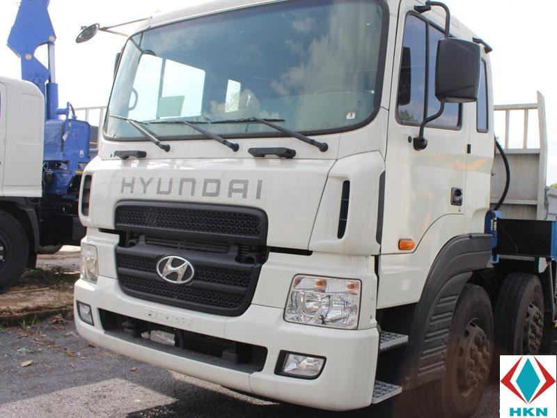 mat-ga-lang-xe-tai-hyundai-hd360-1 Xe Cẩu Hyundai HD360 5 Chân 17 Tấn Gắn Cẩu Unic URV554