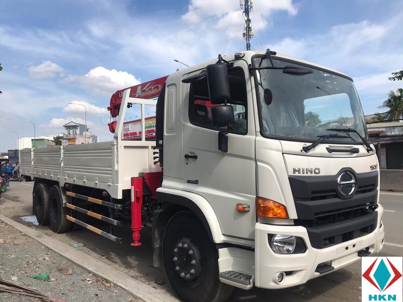 Xe Cẩu Hino FL8JW7A 14 Tấn Gắn Cẩu Unic URV343