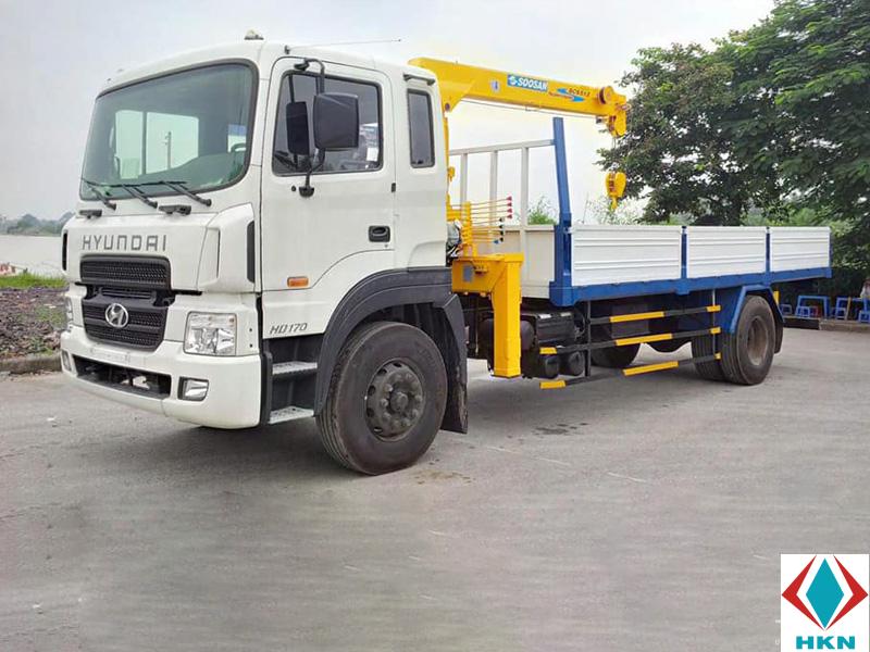 Xe Cẩu Hyundai HD170 5T2 Gắn Cẩu Soosan SCS524