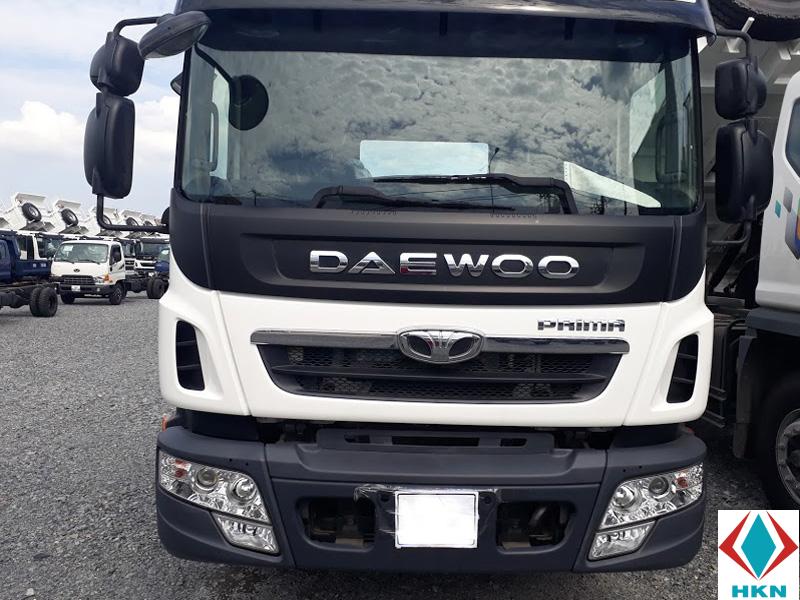 Xe Tải Daewoo 12 Tấn 3 Trục Rút Gắn Cẩu Unic 5 Tấn 4 Khúc