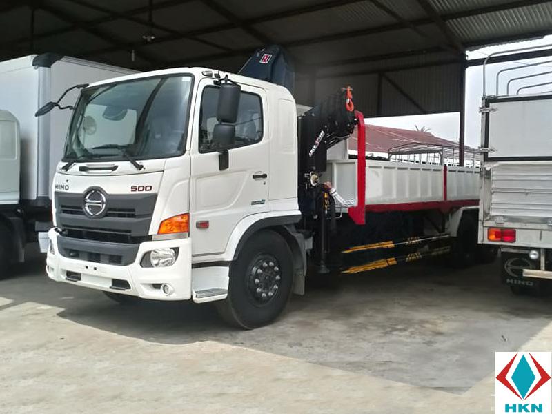 Xe Cẩu Hino FL8JW7A 13T1 Gắn Cẩu Thủy Lực V811T 4S