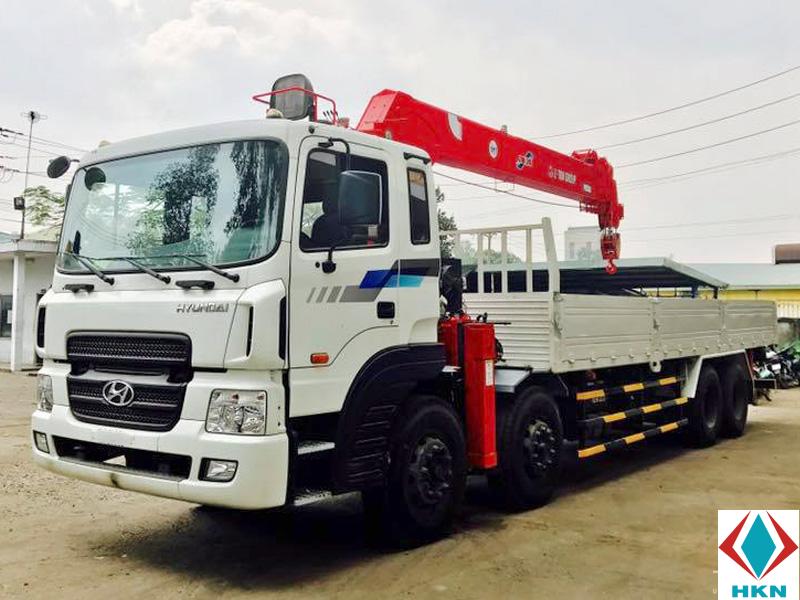 Xe Tải Hyundai HD320 11 Tấn Gắn Cẩu Atom 1205