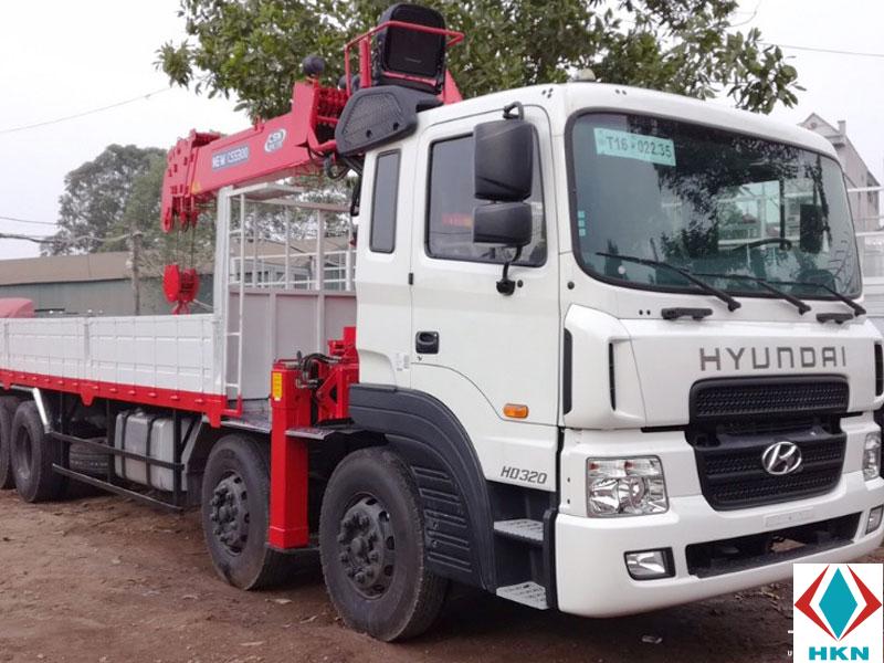 Xe Cẩu Hyundai HD320 11 Tấn Gắn Cẩu CSS300 12 Tấn 4 Khúc