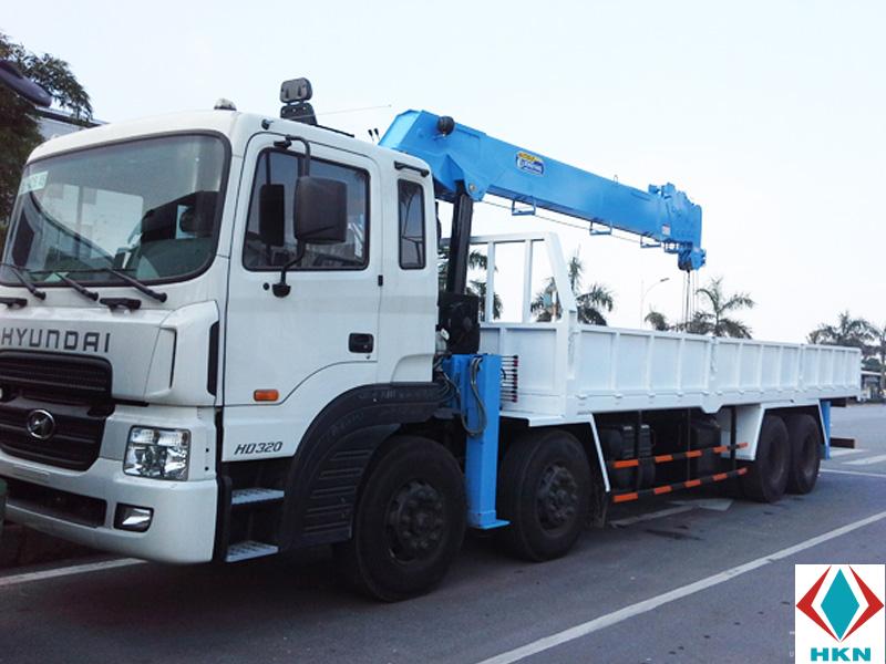 Xe Cẩu Hyundai HD320 12 Tấn Gắn Cẩu Dongyang SS2725LB
