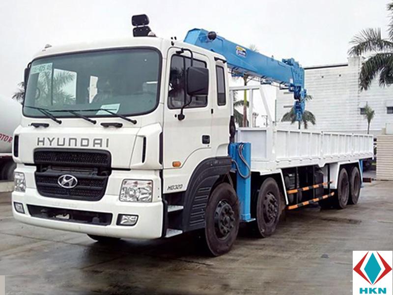 Xe Cẩu Hyundai HD320 12 Tấn Gắn Cẩu Dongyang SS2725LB