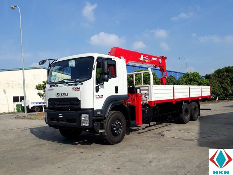 Xe Cẩu Isuzu FVM34T 13 Tấn Gắn Cẩu Unic URV634