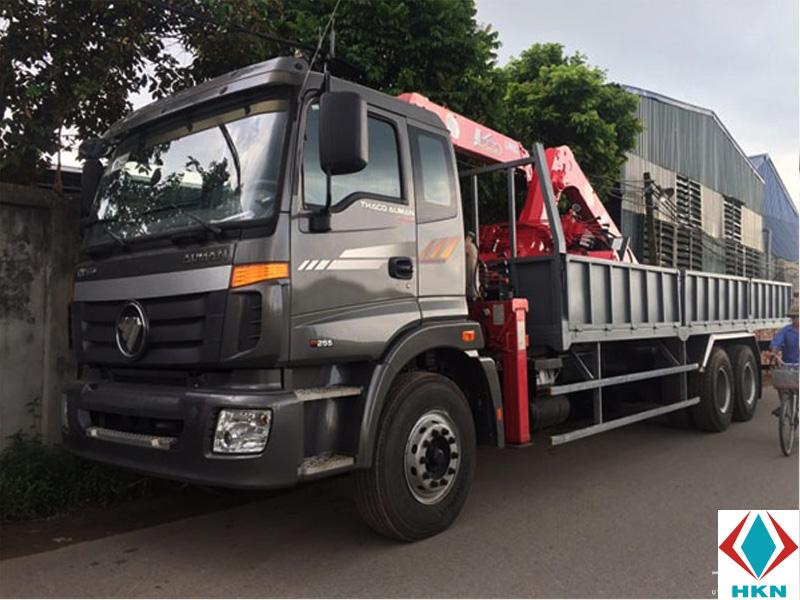 Xe Tải Thaco Auman C240C 13 Tấn Gắn Cẩu Unic URV374